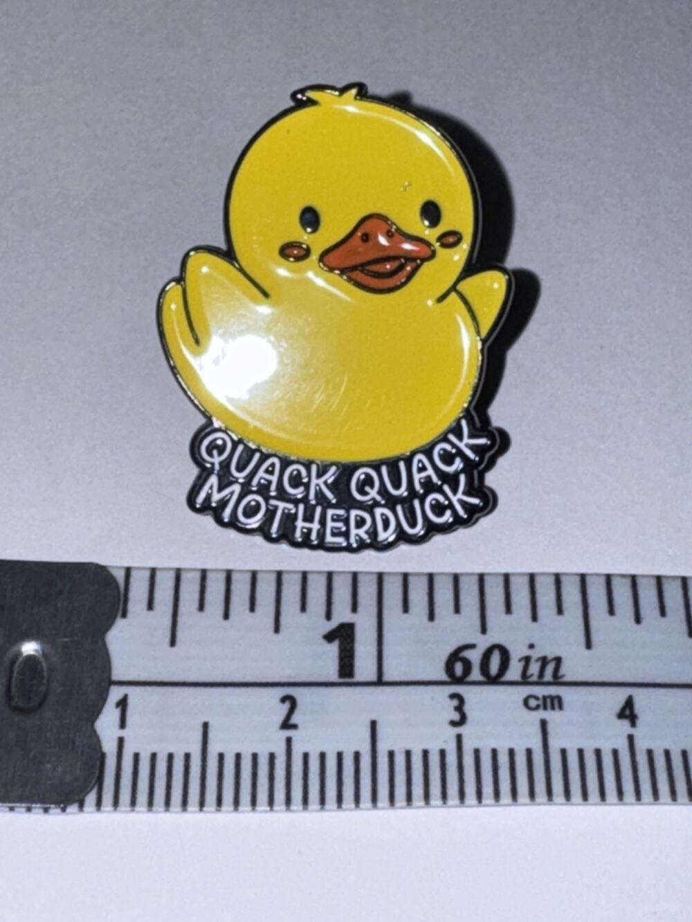 Quack Quack Mother Duck Pin Brooch